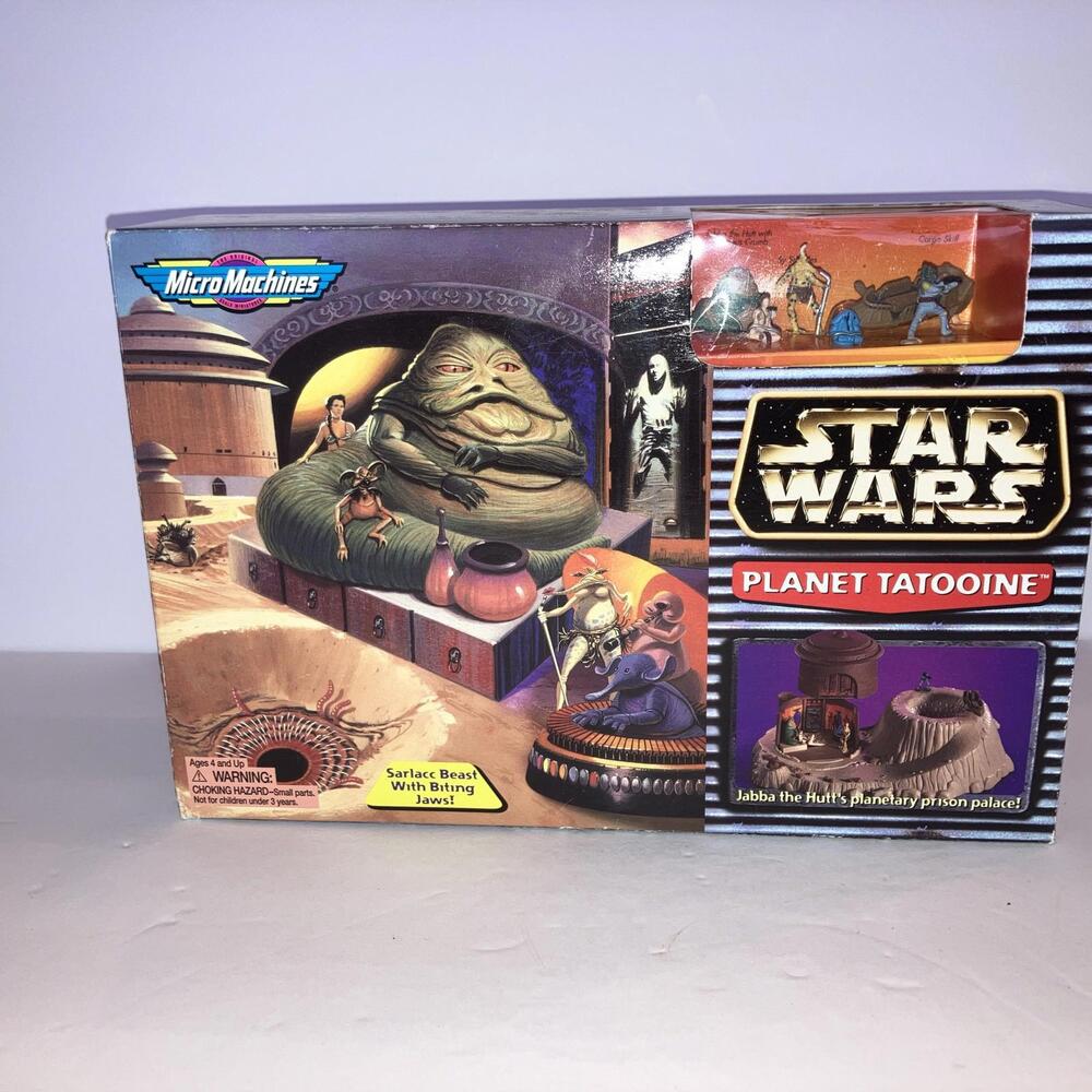 NEW Galoob 1994 Star Wars Micro Machines Planet Tatooine Jabba's Palace SEALED
